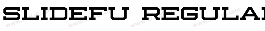 Slidefu Regular 语字体转换 Slidefu Regular 语字体转换